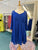 SECONDHAND: Size 4 - Torrid Blue Lace Skater Dress