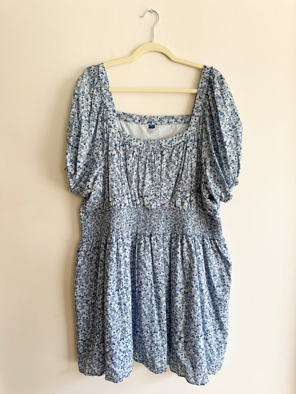 SECONDHAND XXL - Old Navy Blue Babydoll Dress